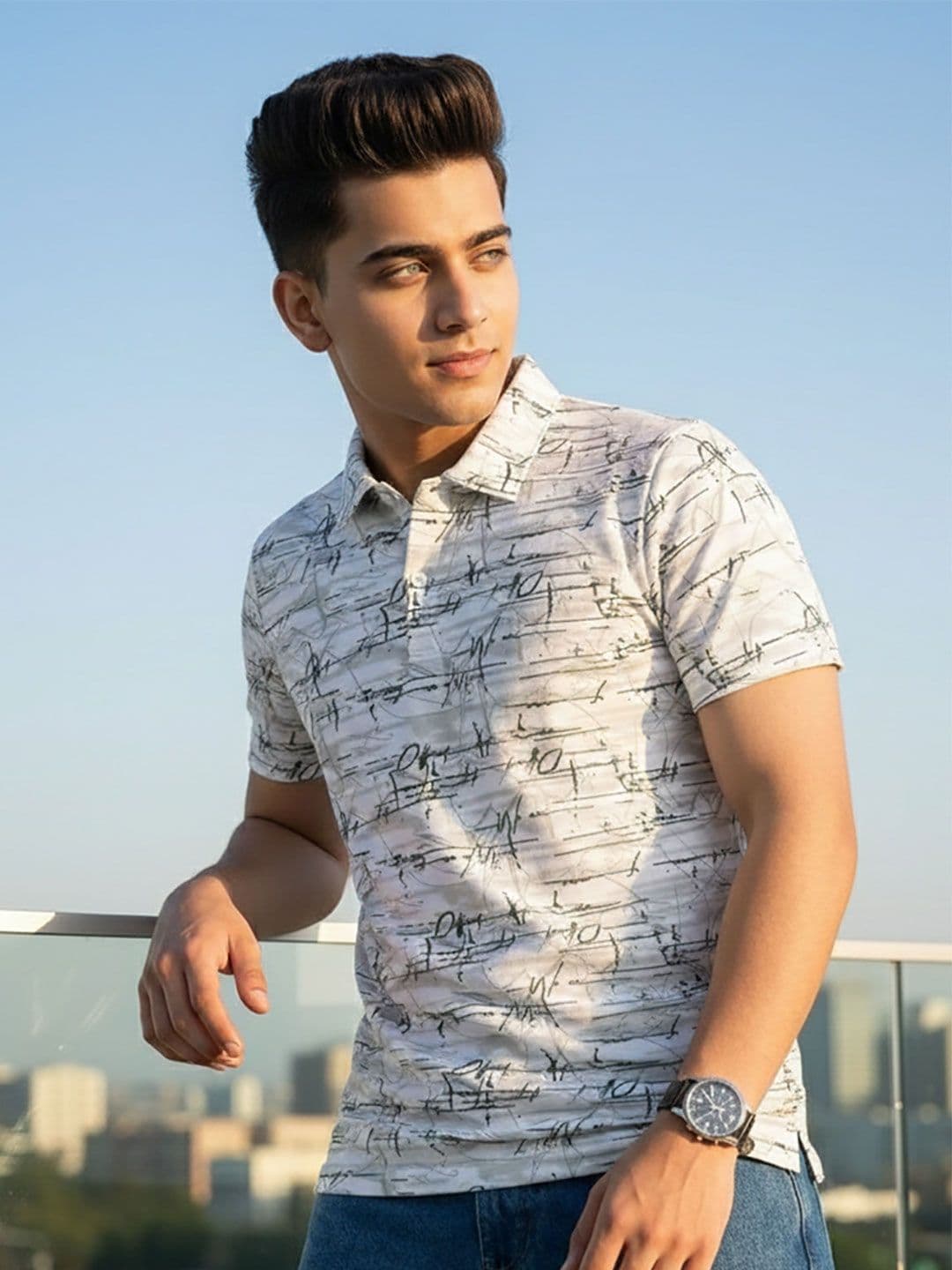 OGEN Men Polo Collar T-shirt - view 1