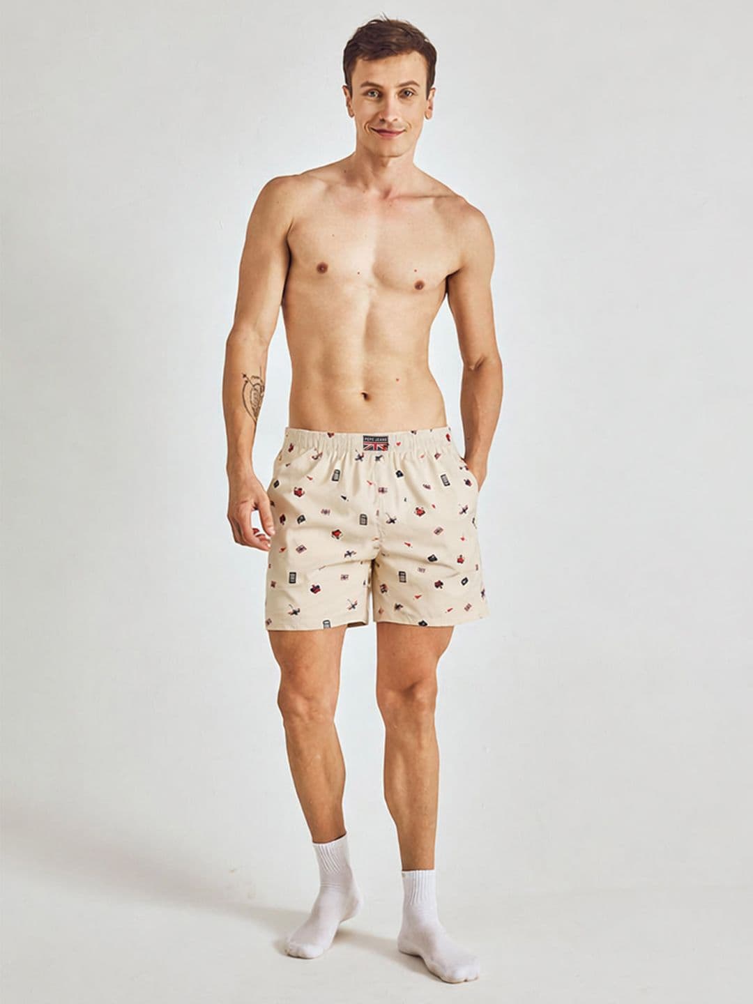 Pepe Jeans Men Printed Cotton Boxer - view 1