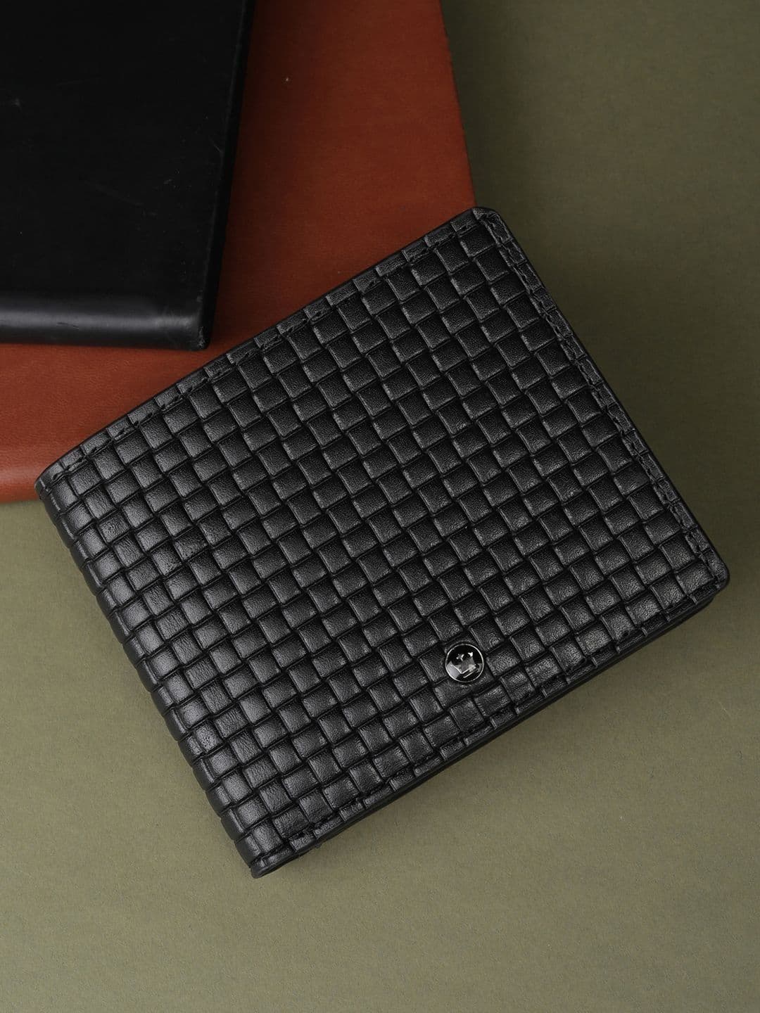 Louis Philippe Men Textured Leather Wallets - view 1