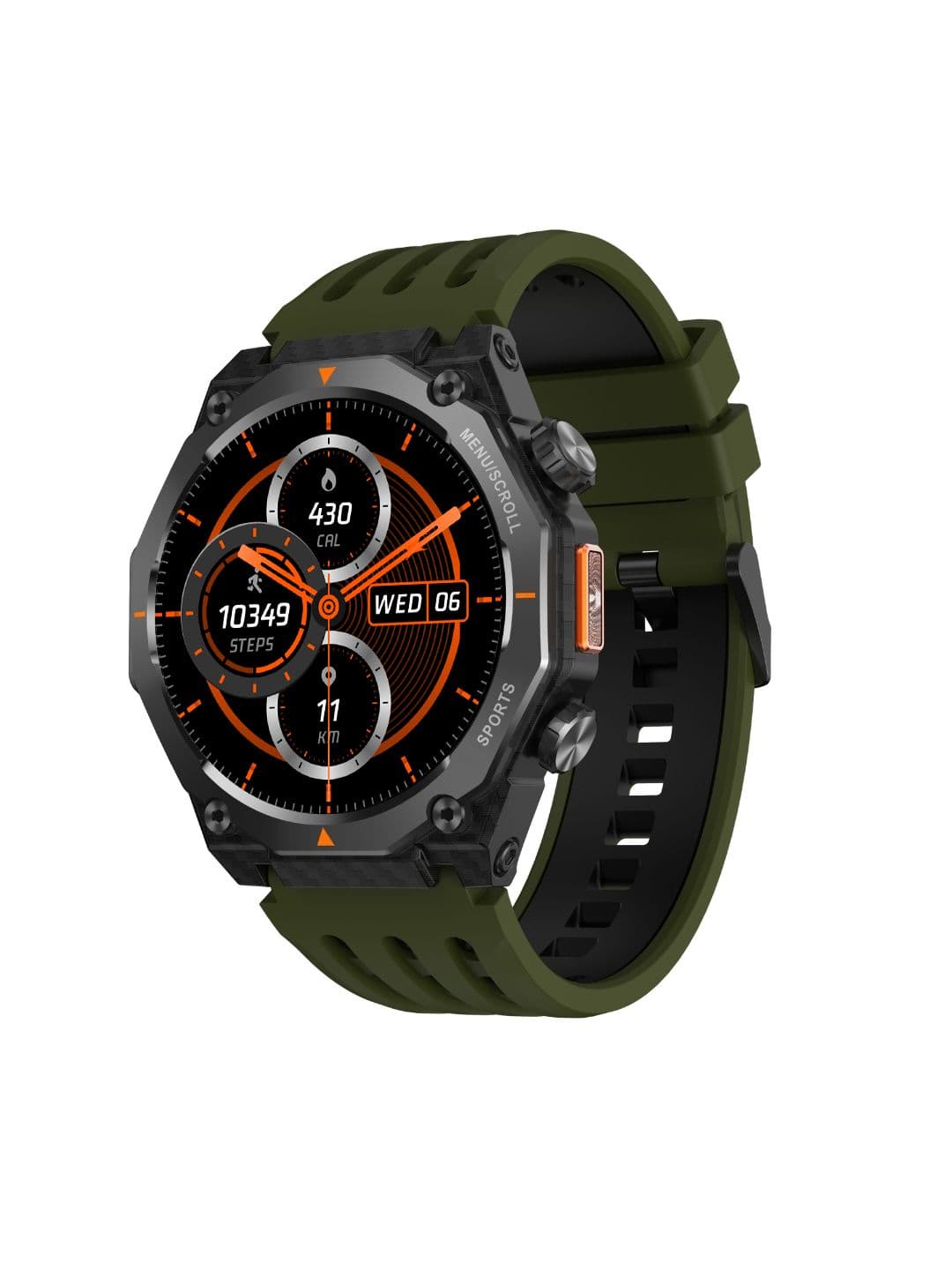 Fastrack Unisex Xtreme Adventure 1.43 AMOLED Display Smartwatch - Green - view 1