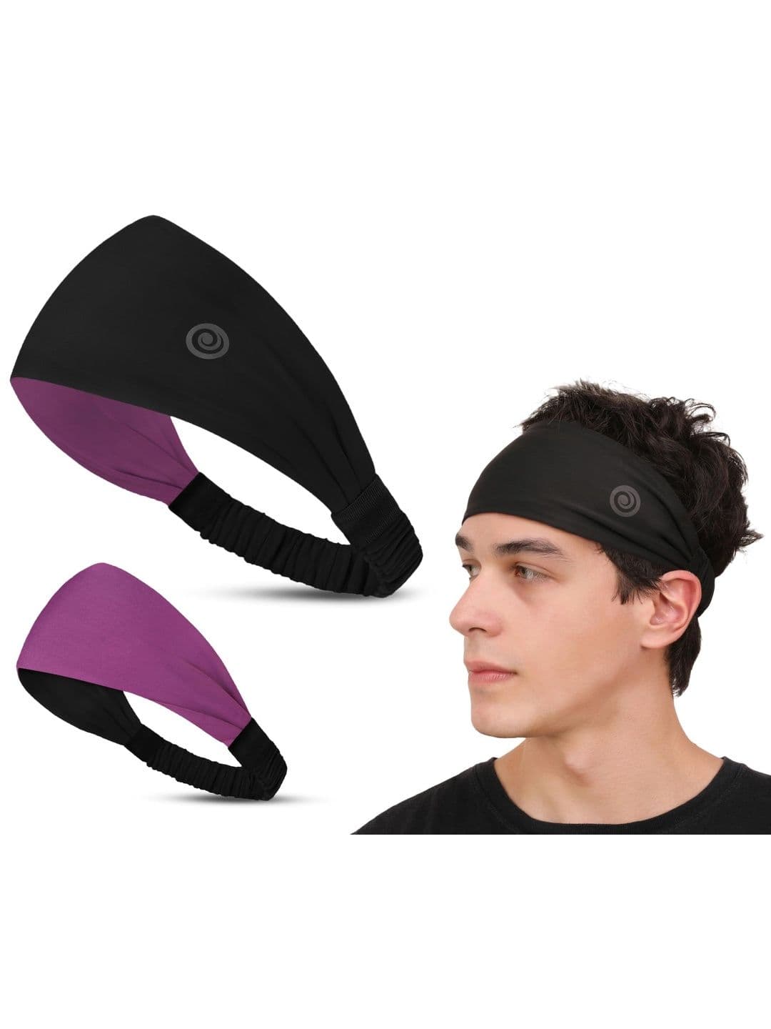 Athmonk Unisex Lycra Multipurpose Reversible Headband - view 1