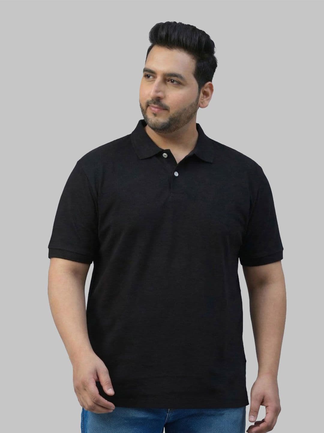 LONDON STREETS Plus Size Polo T Shirt Men Tshirts - view 1
