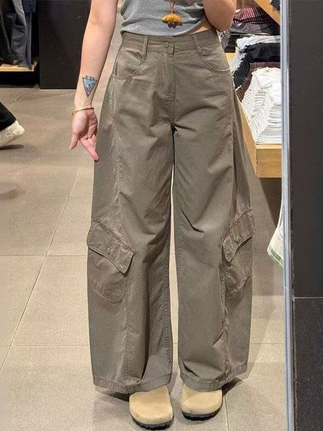 StyleCast x Revolte Women Wide Leg Mid-Rise Jeans - view 1