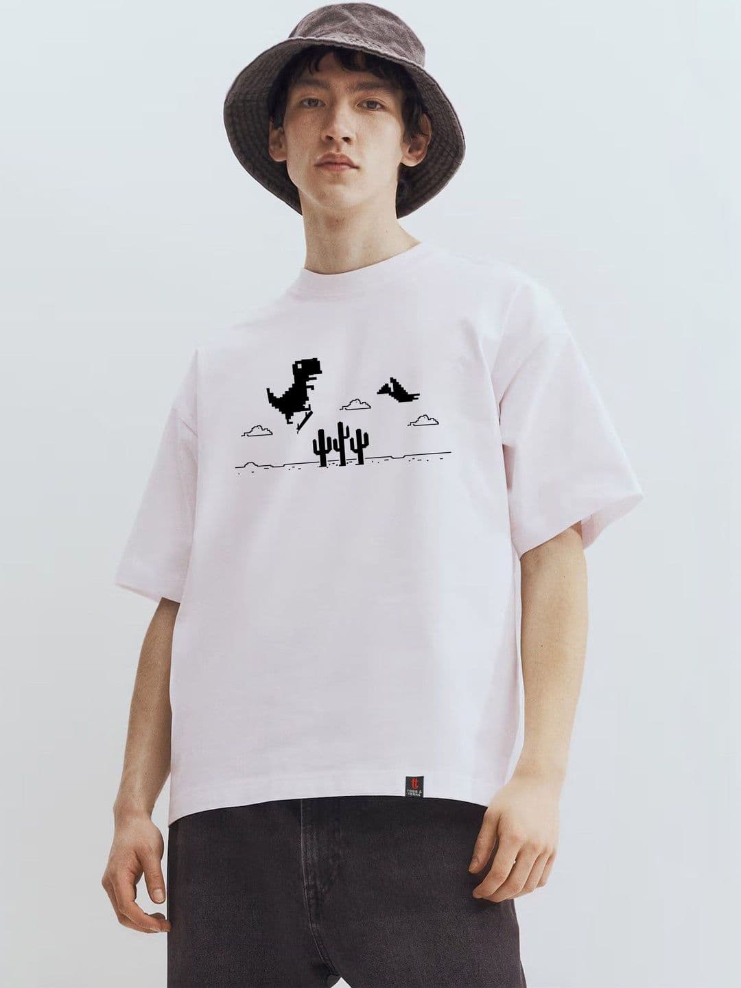 TOGS & TERRE Men Typography Printed Organic Cotton Blend T-shirt - view 1