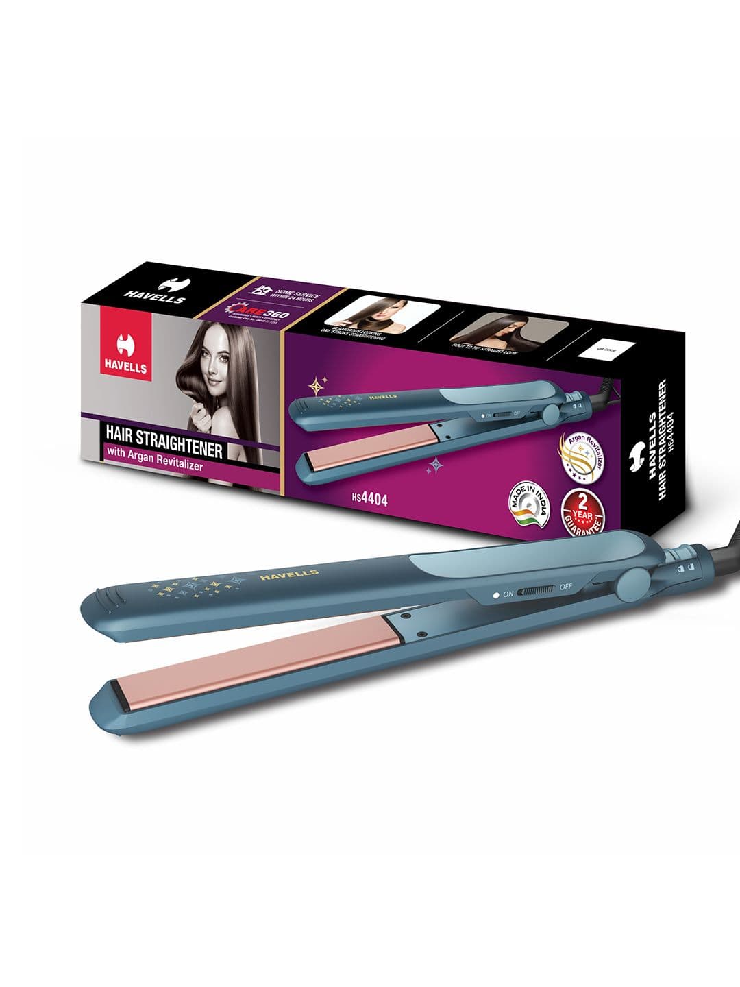 Havells HS4404 Argan Revitalizer Hair Straightener - Sea Argan - view 1