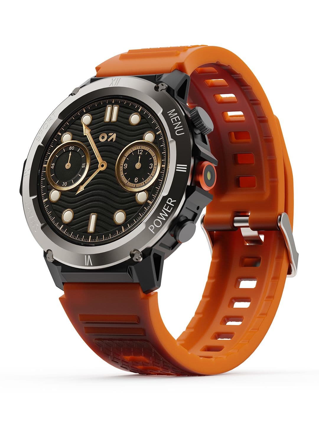 GOBOULT Tuff Hawk Smartwatch with 1.39 HD Display, Working Crown & Quick Access Torch - view 1