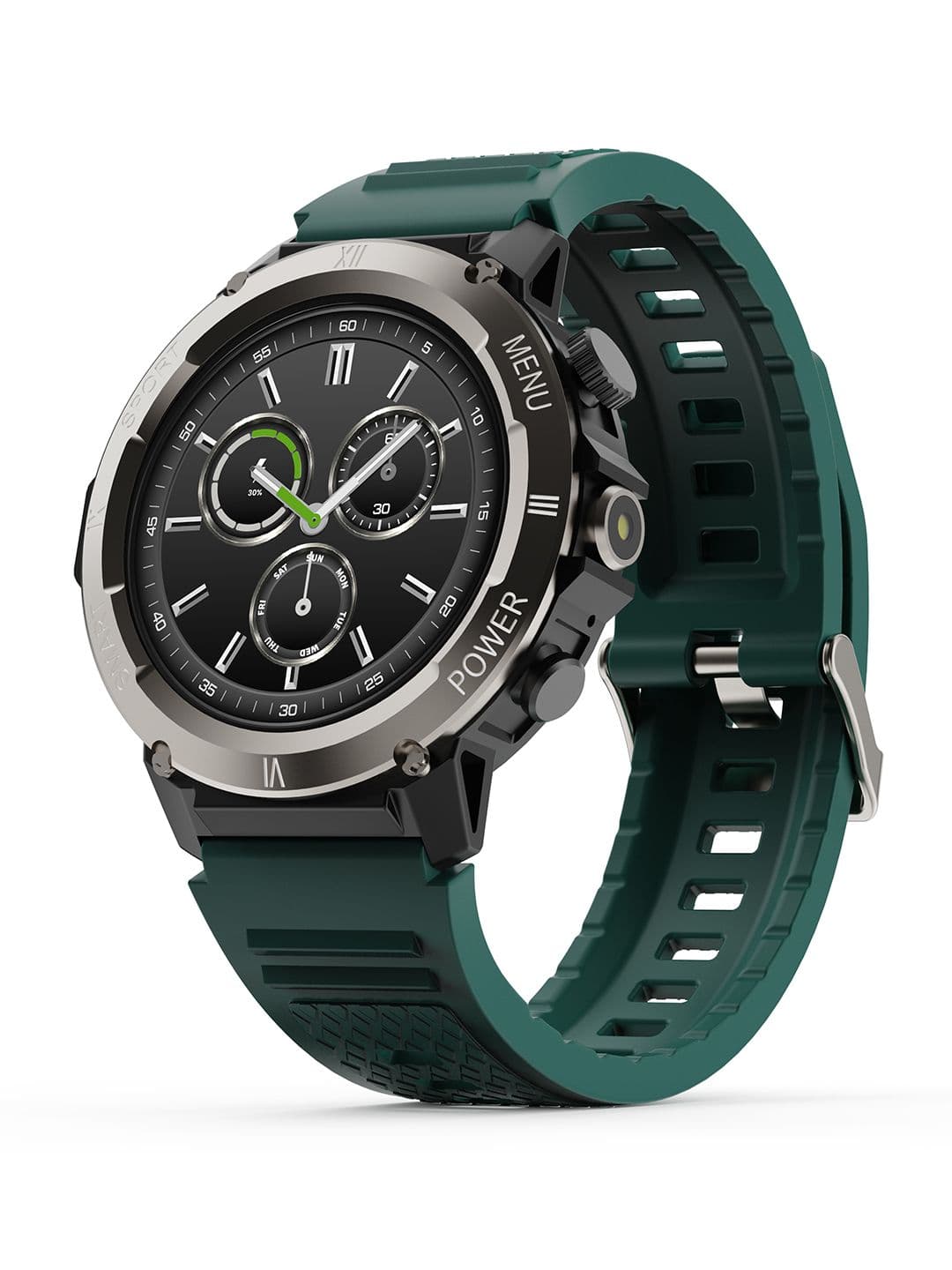 GOBOULT Tuff Hawk Smartwatch with 1.39 HD Display, Working Crown & Quick Access Torch - view 1