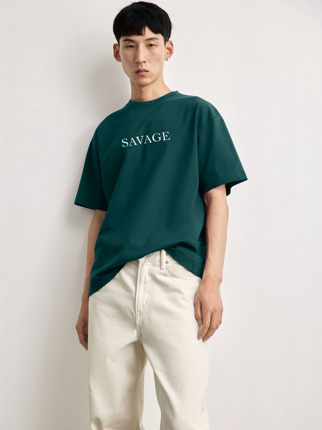 TOGS & TERRE Men Typography Printed Organic Cotton Blend T-shirt - view 1