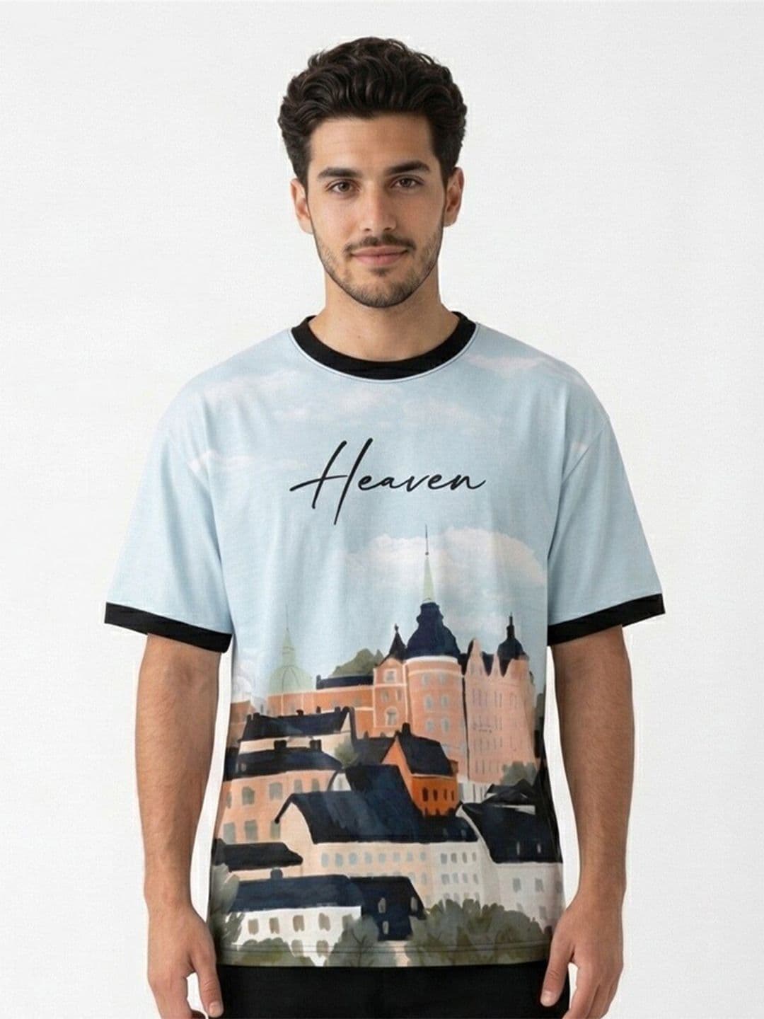 MOHICANS Men Oversized Drop Shoulder Printed Tshirts - view 1