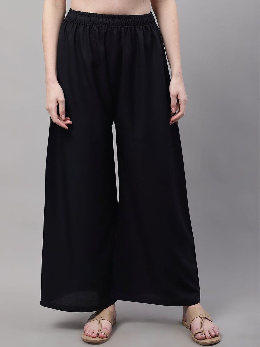 KALINI Women Flared Ethnic Palazzos - view 1