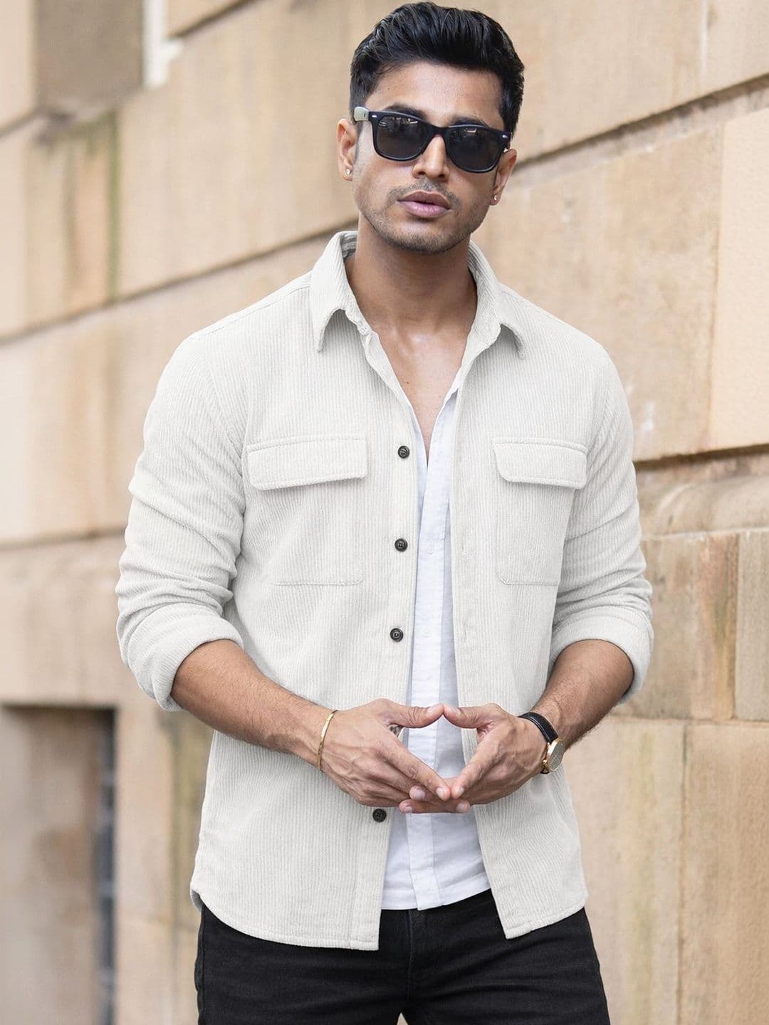 CHROVEL Men Corduroy Jacket - view 1