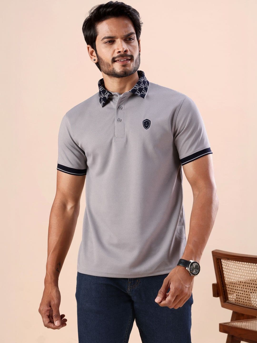 LUCUMA FASHION HUB Polo Collar Mens Tshirts - view 1