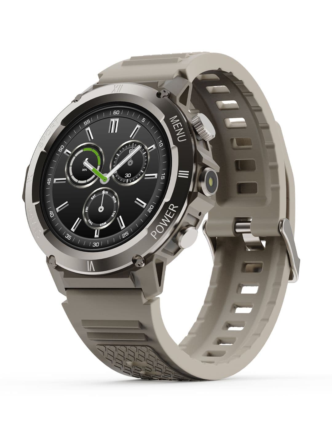 GOBOULT Tuff Hawk Smartwatch with 1.39 HD Display, Working Crown & Quick Access Torch - view 1