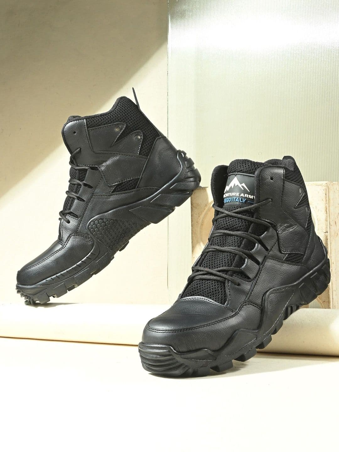 Eego Italy Men Leather Round Toe Sports Shoes - view 1