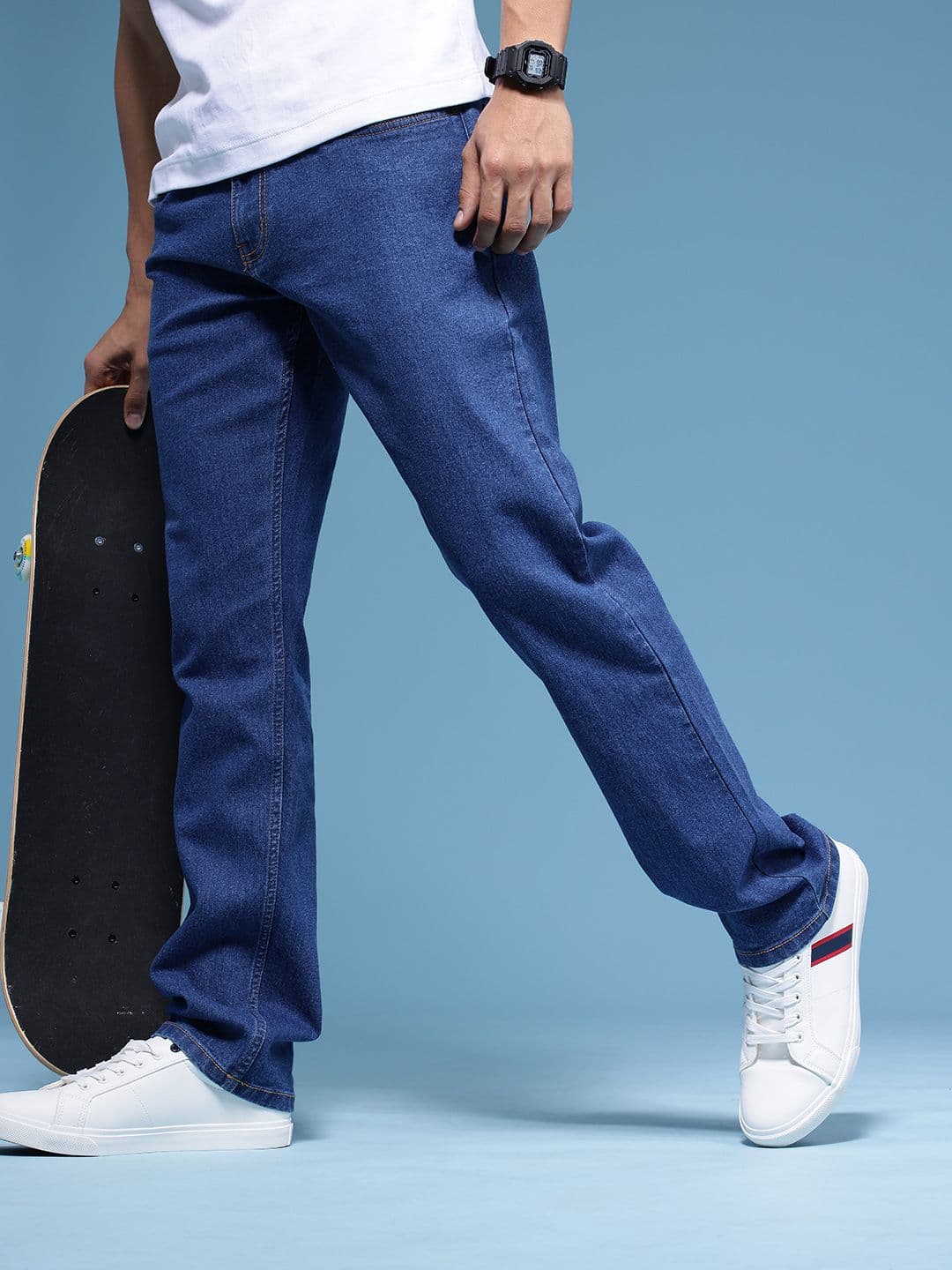 HERE&NOW Men Slim Fit Stretchable Jeans - view 1