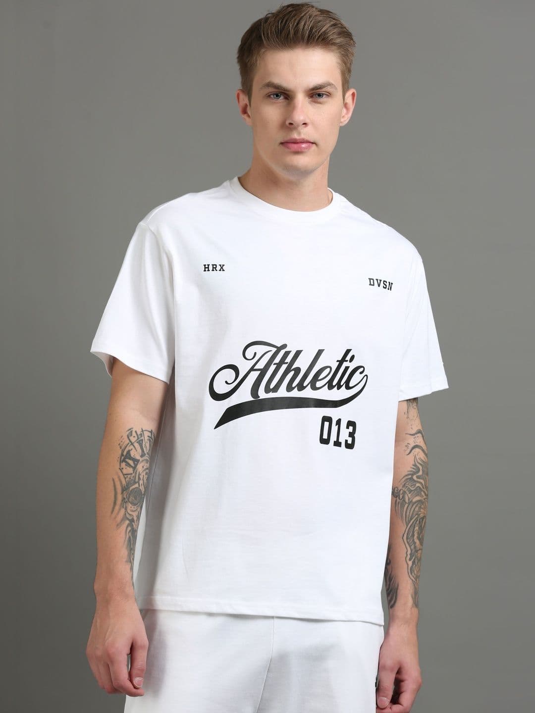 HRX by Hrithik Roshan Mens Lifestyle Relaxed T-shirt - view 1