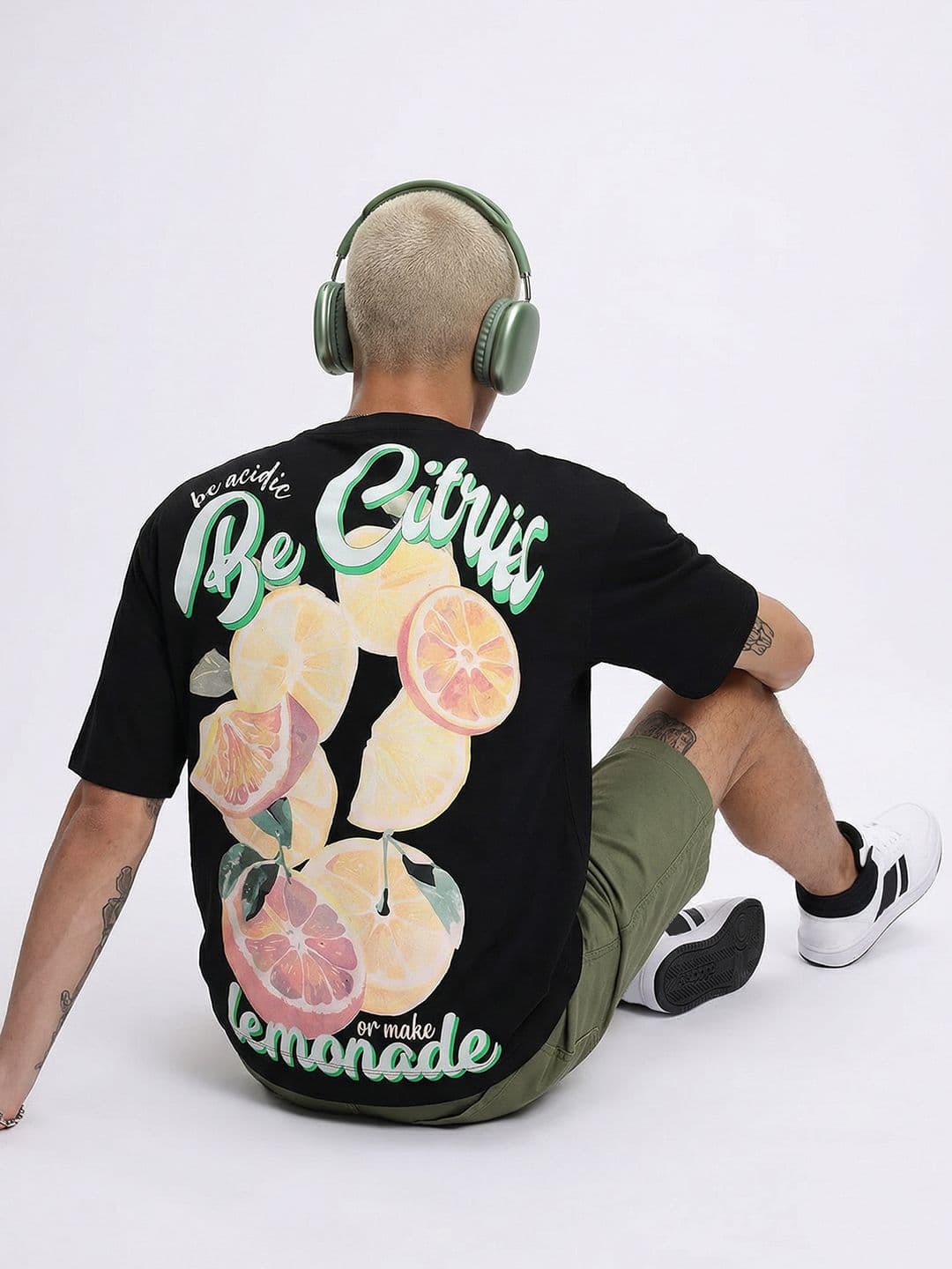 Kook N Keech Graphic Print Oversized Pure Cotton T-shirt - view 1