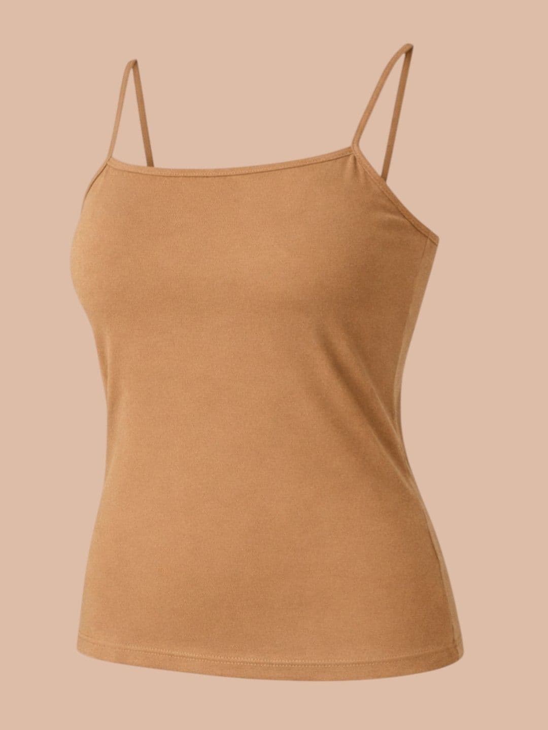 HERE&NOW Women Cotton Camisole Non-Padded Spaghetti Strap with Adjustable Straps - view 1