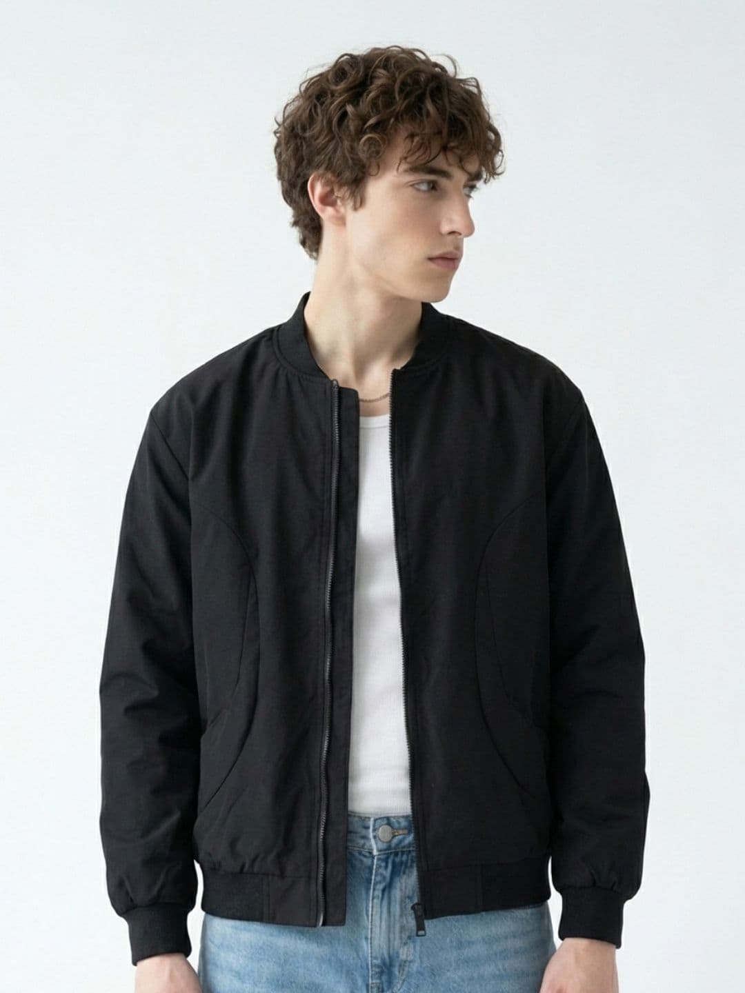 StyleCast x Revolte Stand Collar Tailored Jacket - view 1