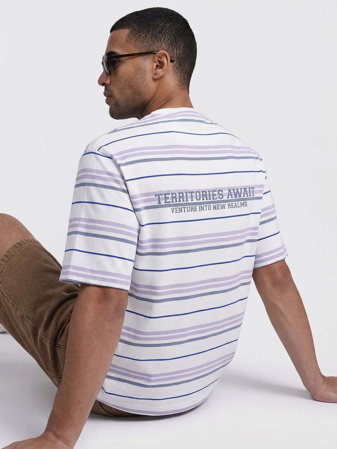 The Roadster Life Co. Striped Relaxed T-shirt - view 1