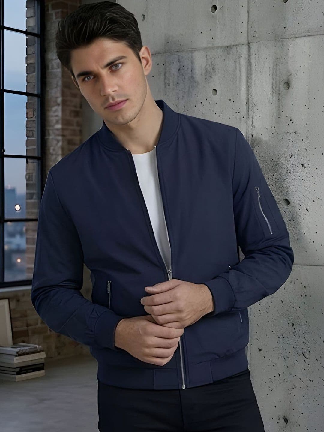 MIA FASHION Men Bomber Jacket - view 1
