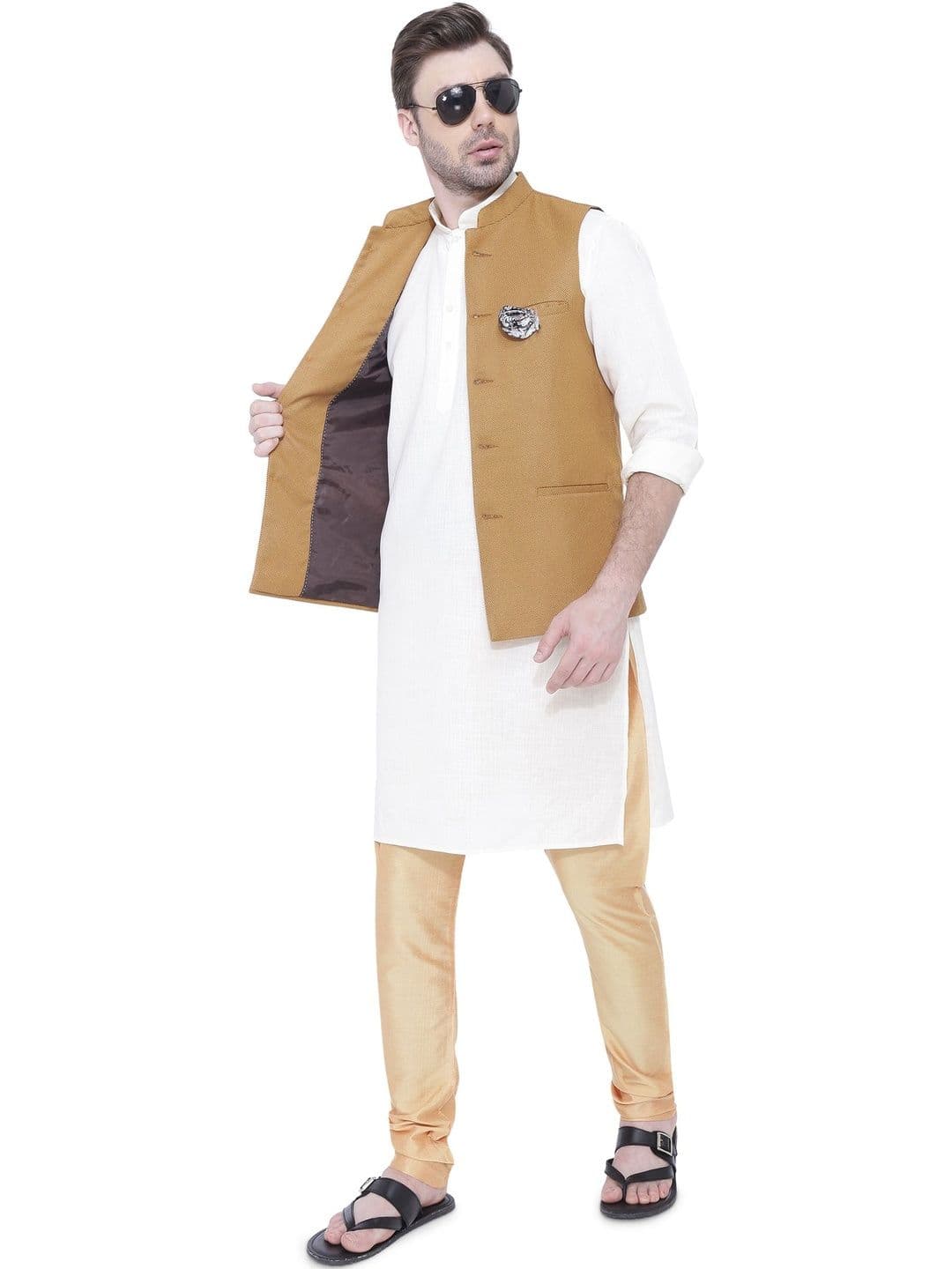 FRIENDHOOD Mandarin Collar Nehru Jackets - view 1