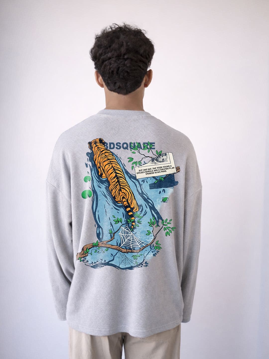 BDSQUARE Men Printed Drop-Shoulder Sleeves T-shirt - view 1