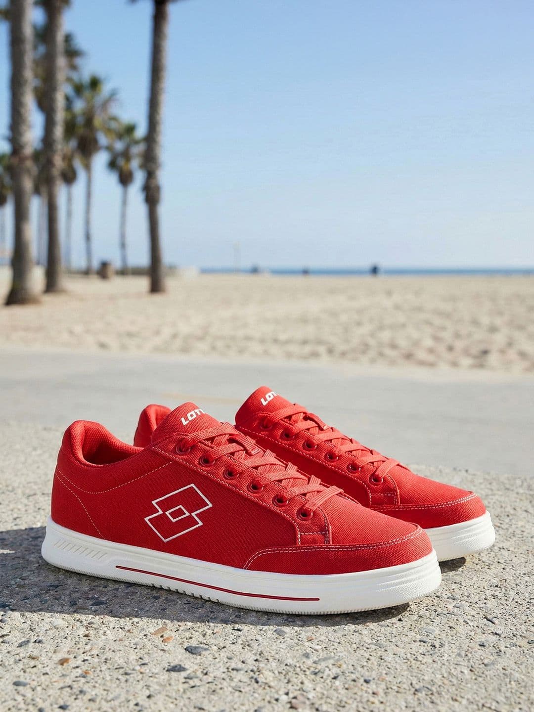 Lotto Men Strada Vele Red Sneakers - view 1