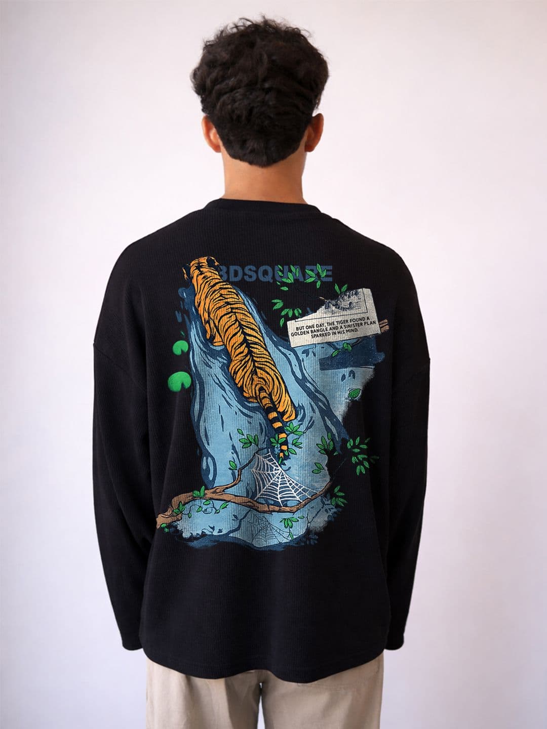 BDSQUARE Men Printed Drop-Shoulder Sleeves T-shirt - view 1