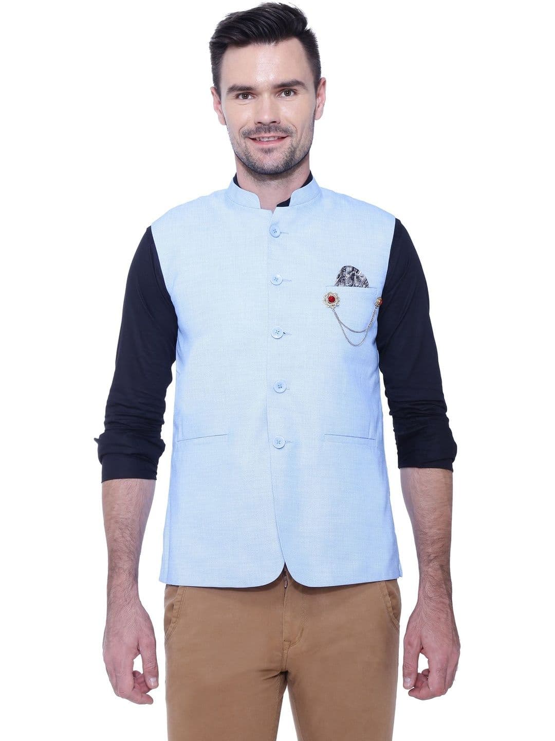 FRIENDHOOD Mandarin Collar Nehru Jackets - view 1