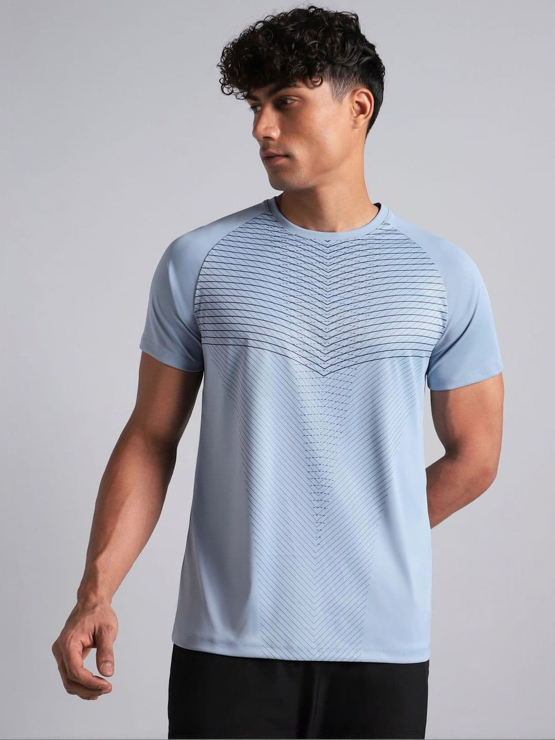 CULT Men's Blue Energy Map Printed T-shirt - view 1
