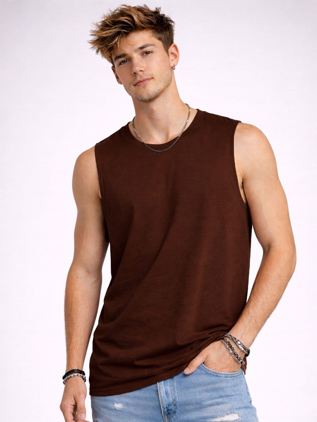 INVICTUS Men Round Neck Cotton T-shirt - view 1