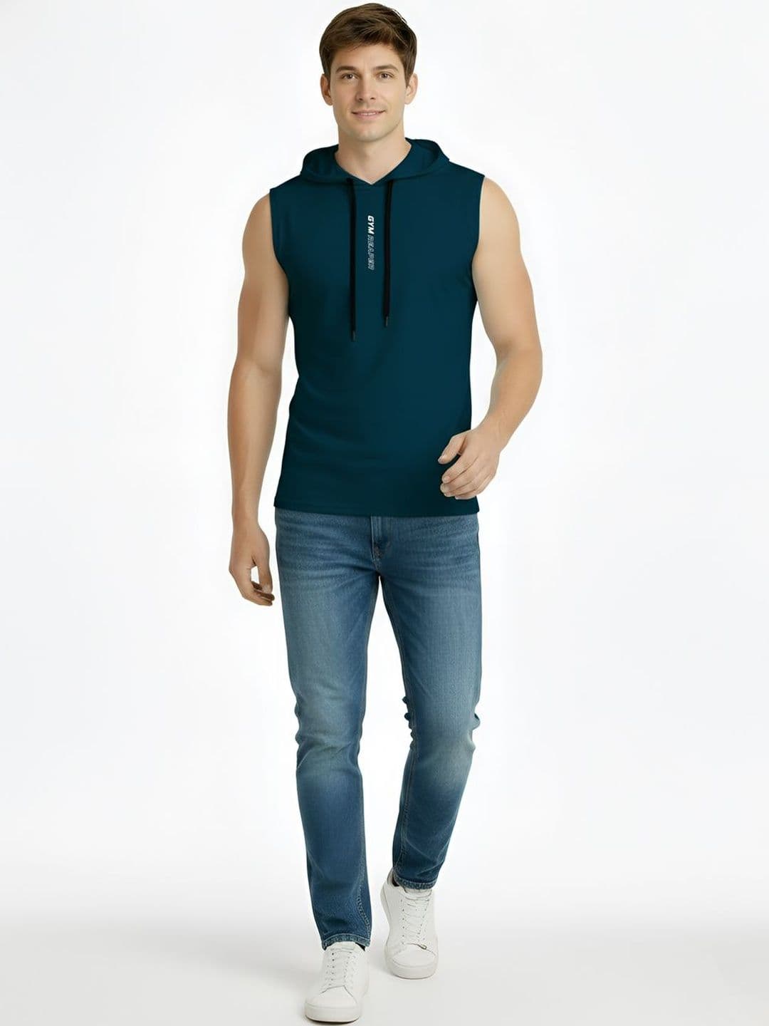 MINISTRY OF FRIENDS Cotton Men Printed Hooded T-shirt - view 1