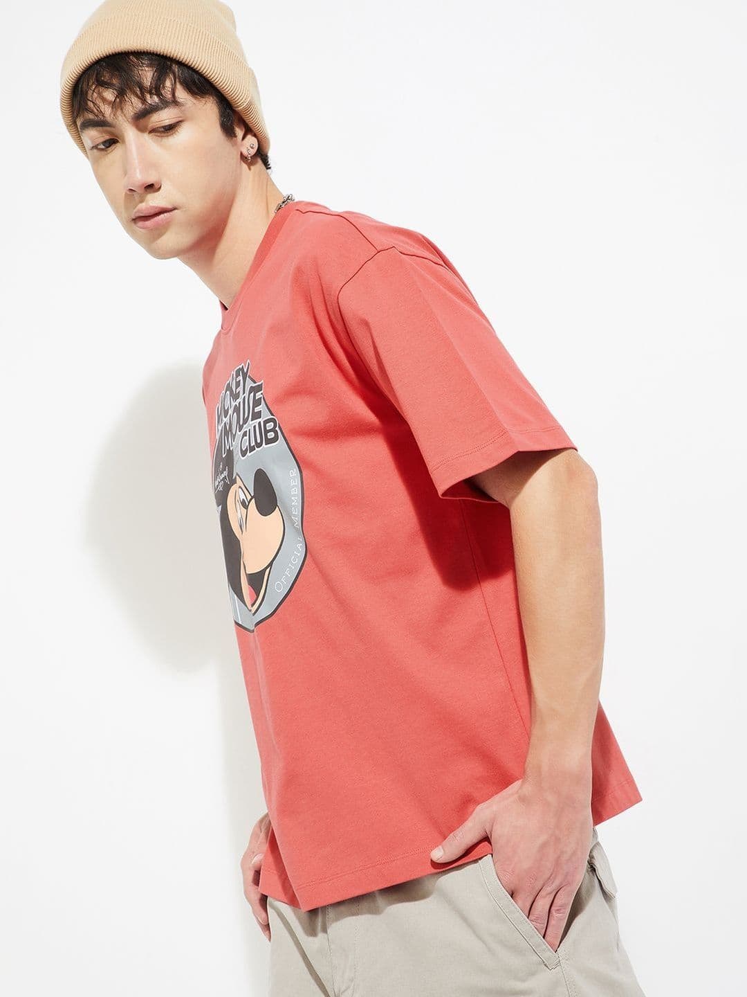 max Men Mickey Mouse Printed T-shirt - view 1