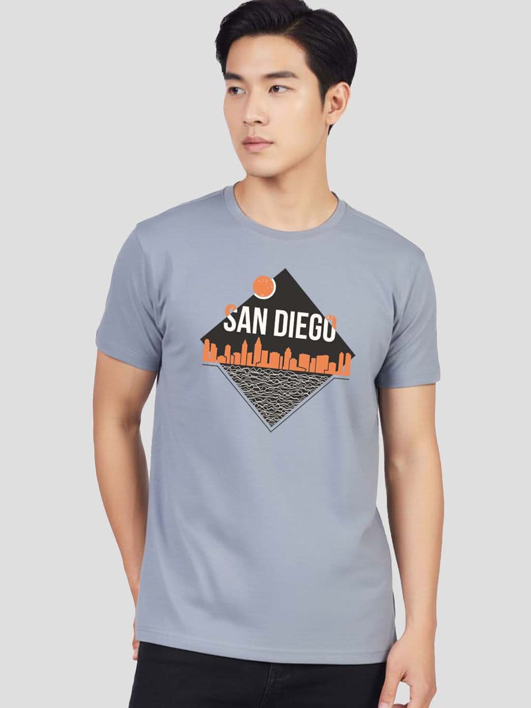 Greylongg Men Graphic Printed Round Neck T-shirt - view 1