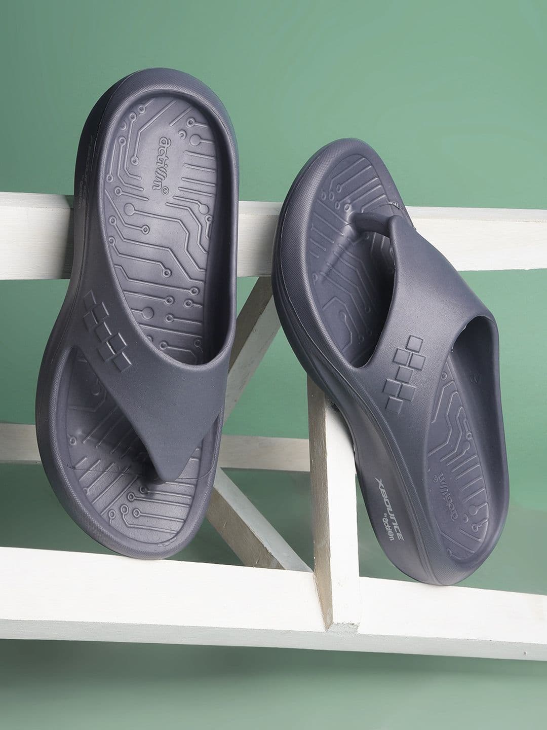 Action EVA Flotter Men Rubber Thong Flip-Flops - view 1
