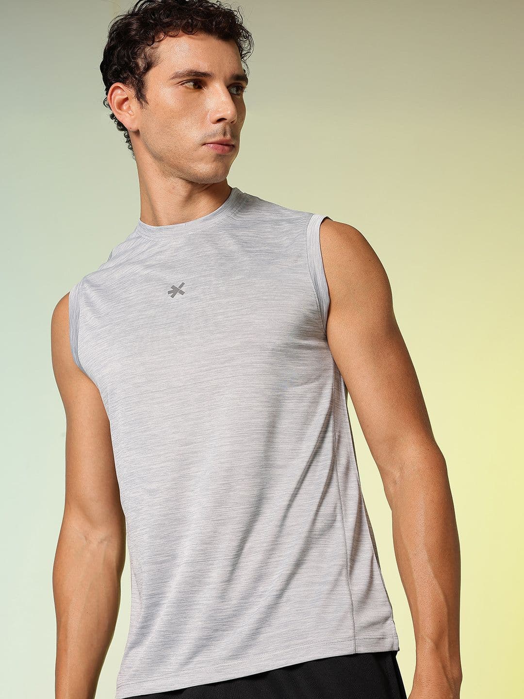 HRX by Hrithik Roshan Brand Logo Printed Rapid-Dry Running T-shirt - view 1