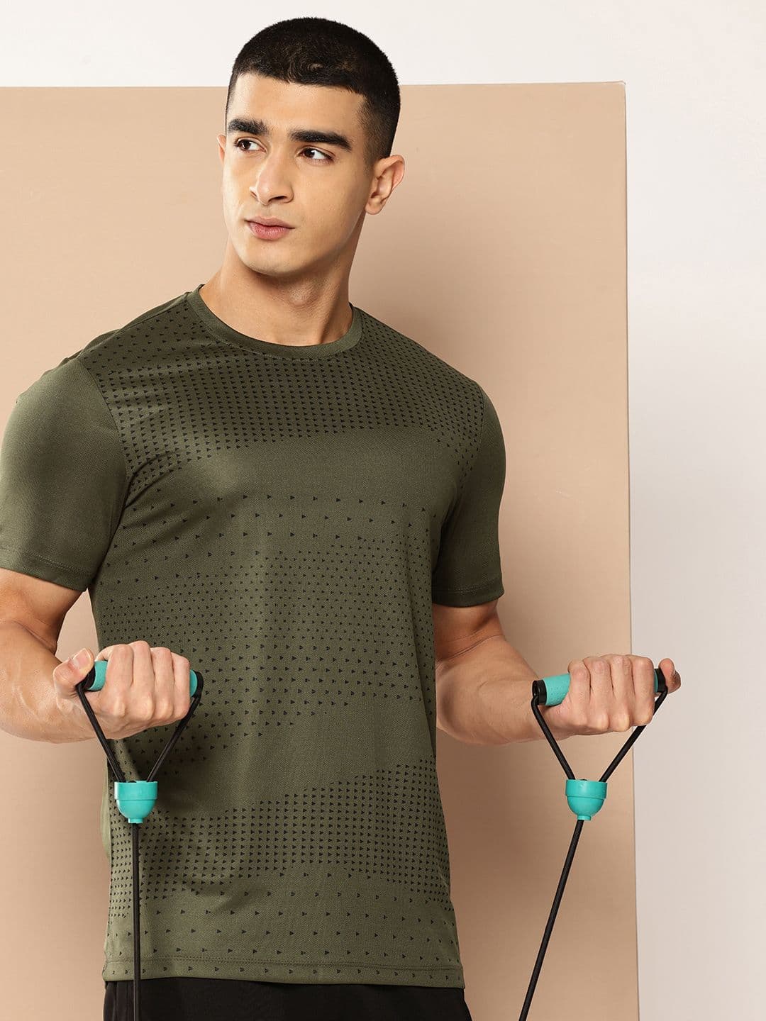 Alcis Printed Slim Fit Training T-shirt - view 1