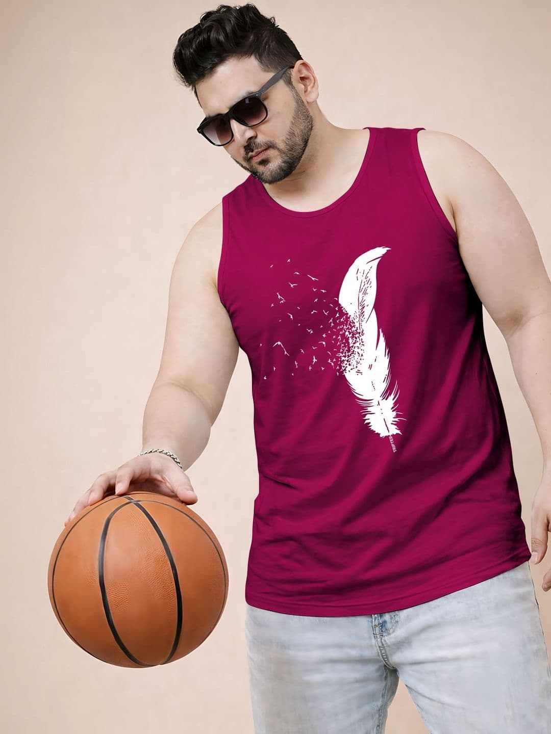 Triptee Printed Cotton Tank - view 1