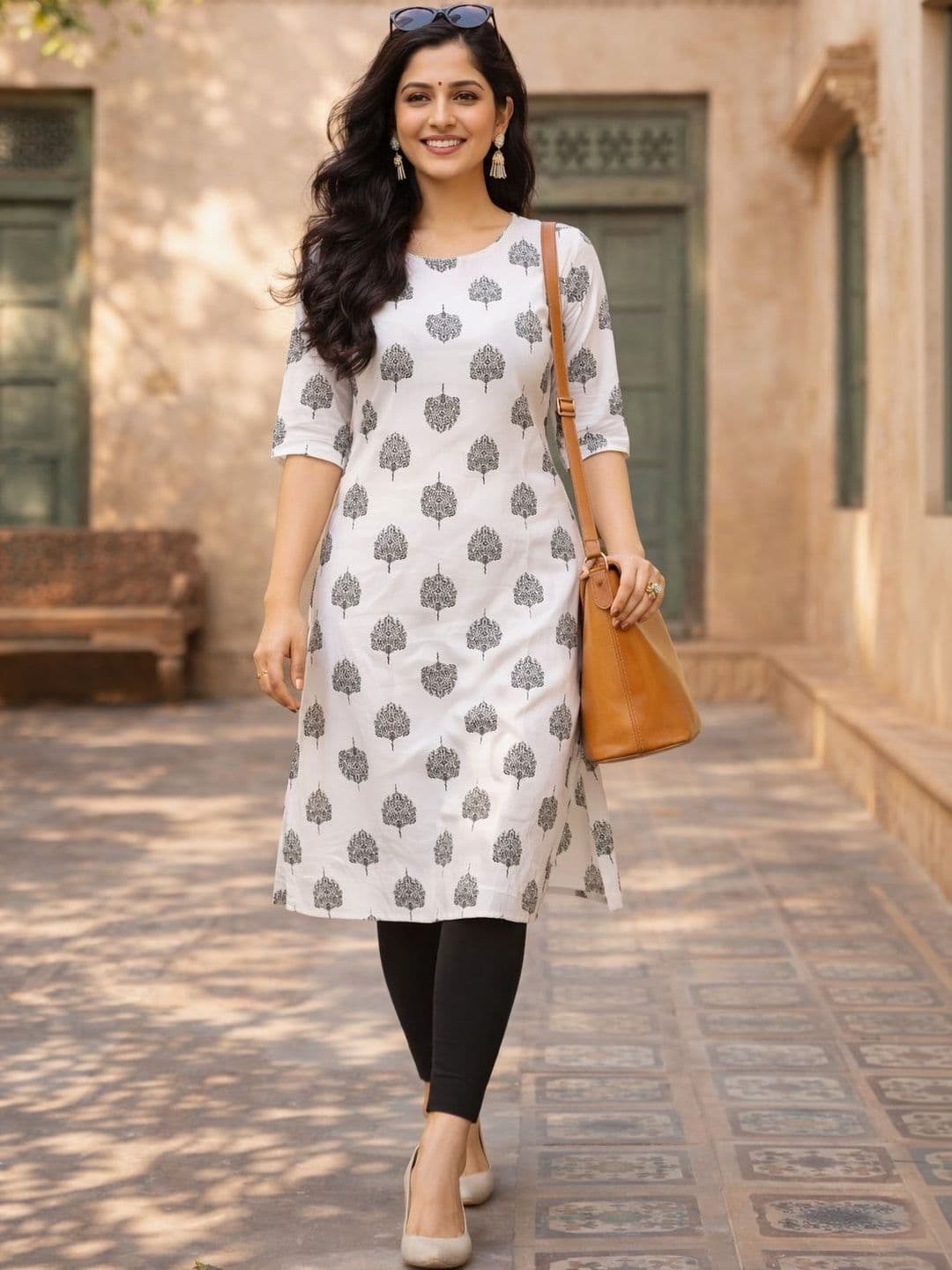 KINDA DESI Women Ethnic Motifs Printed Kurta - view 1