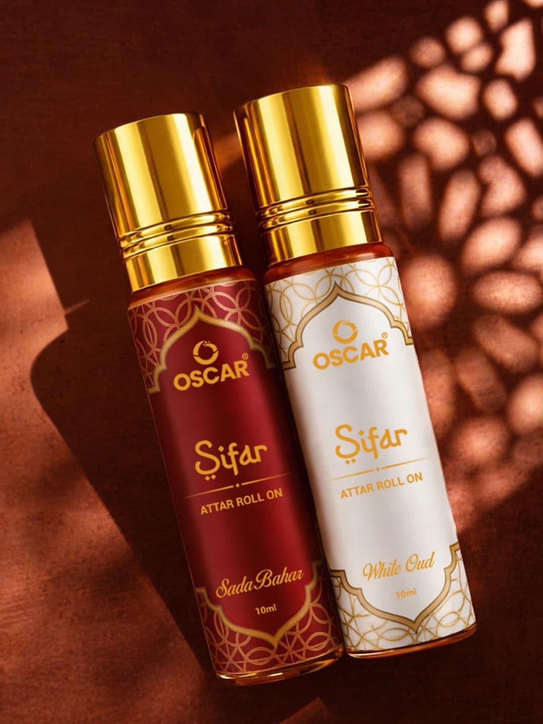 OSCAR Set Of 2 White Oud & Sadabahar Alcohol-Free Roll On Attar - 10 ml Each - view 1