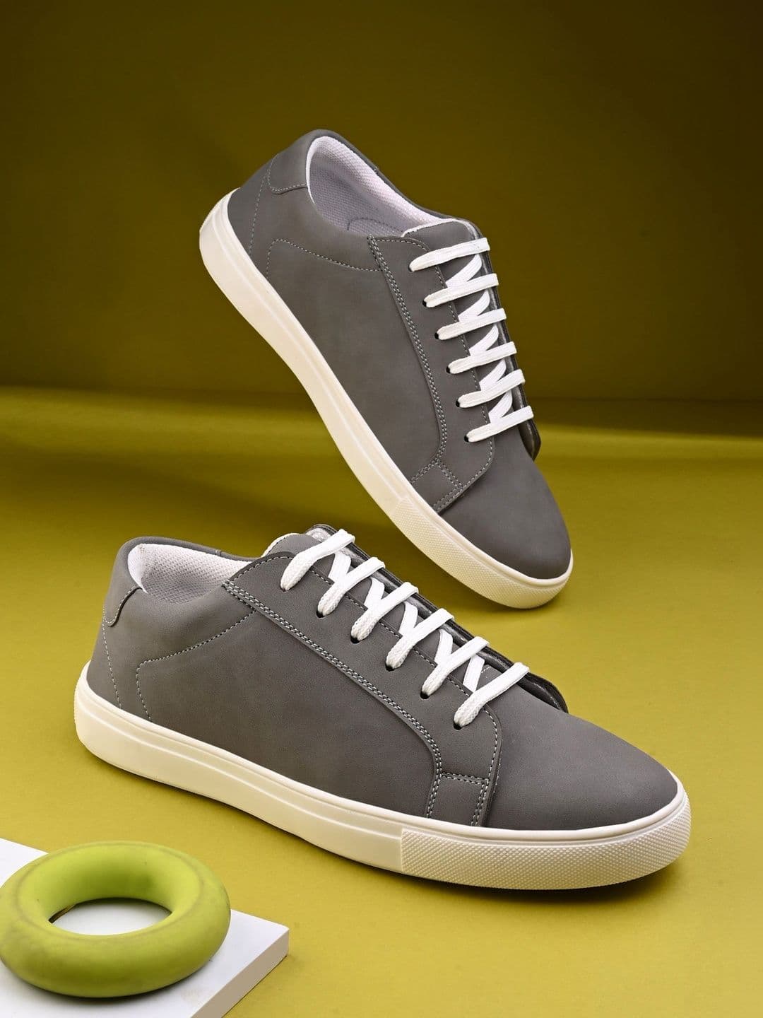 The Roadster Lifestyle Co Men Round Toe Sneakers Casual Shoes - view 1