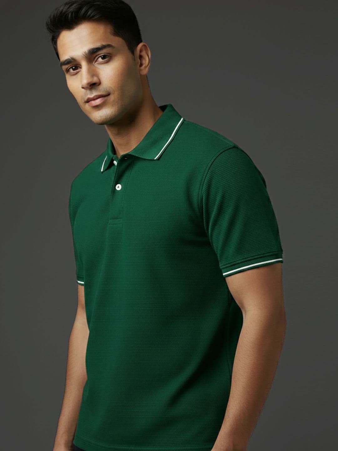 AMIRATES Men Polo Collar T-shirt - view 1
