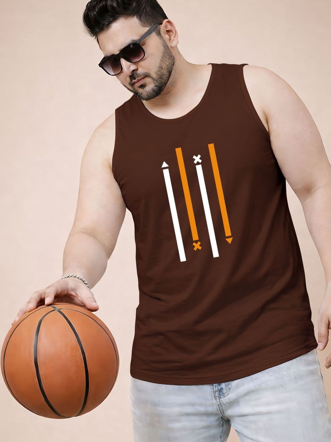 Triptee Printed Cotton Tank - view 1