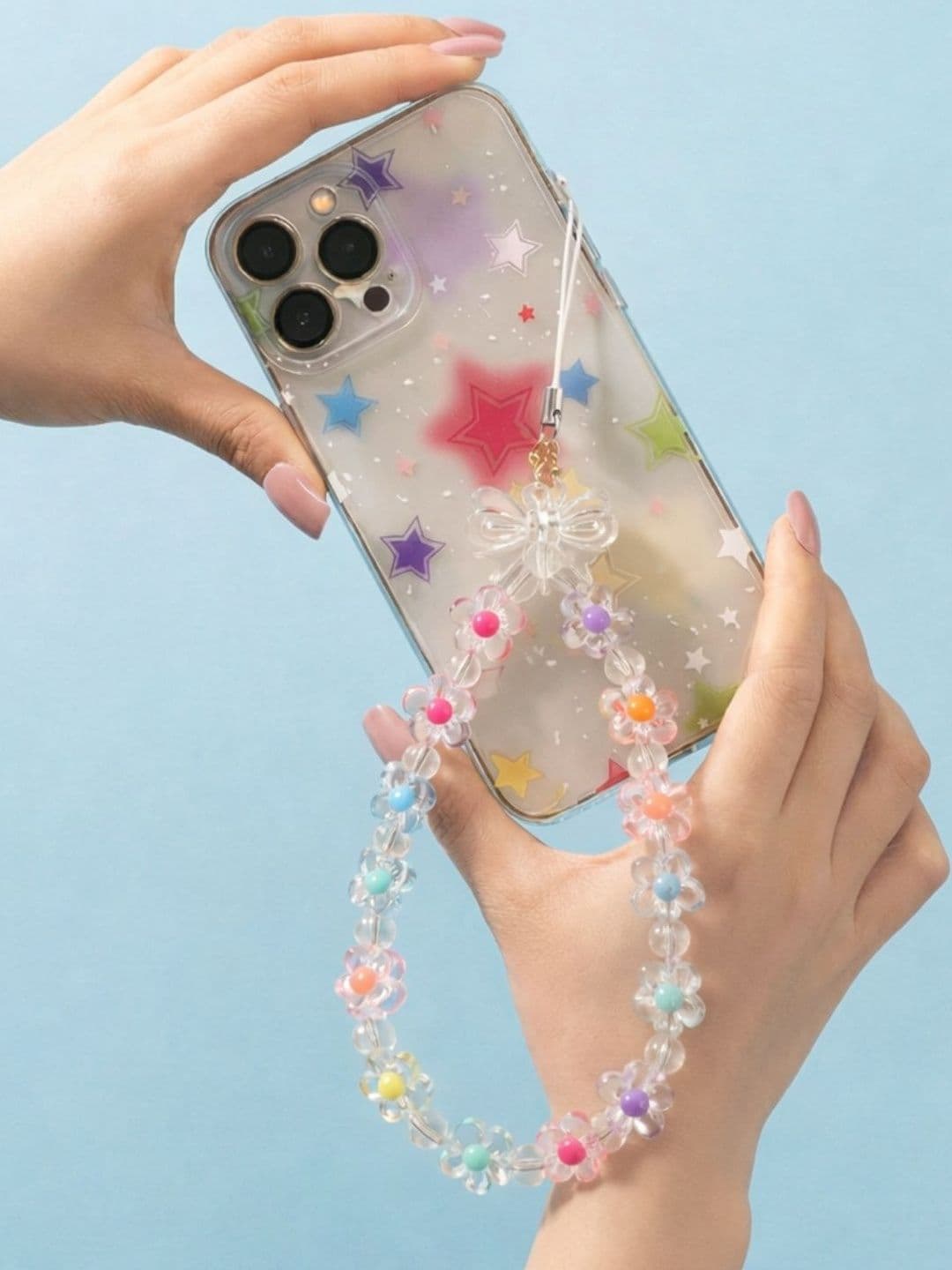 Myntra Elegant Homes Phone Charm - Flower Multi Flower Beads - view 1