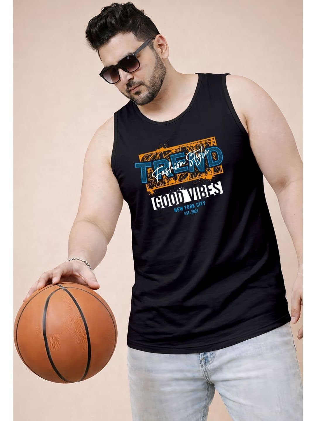 Triptee Printed Cotton Tank - view 1
