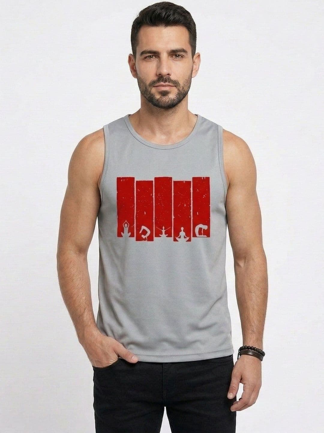 Looks United Pack of 2 Printed Cotton Blend Tank - view 1