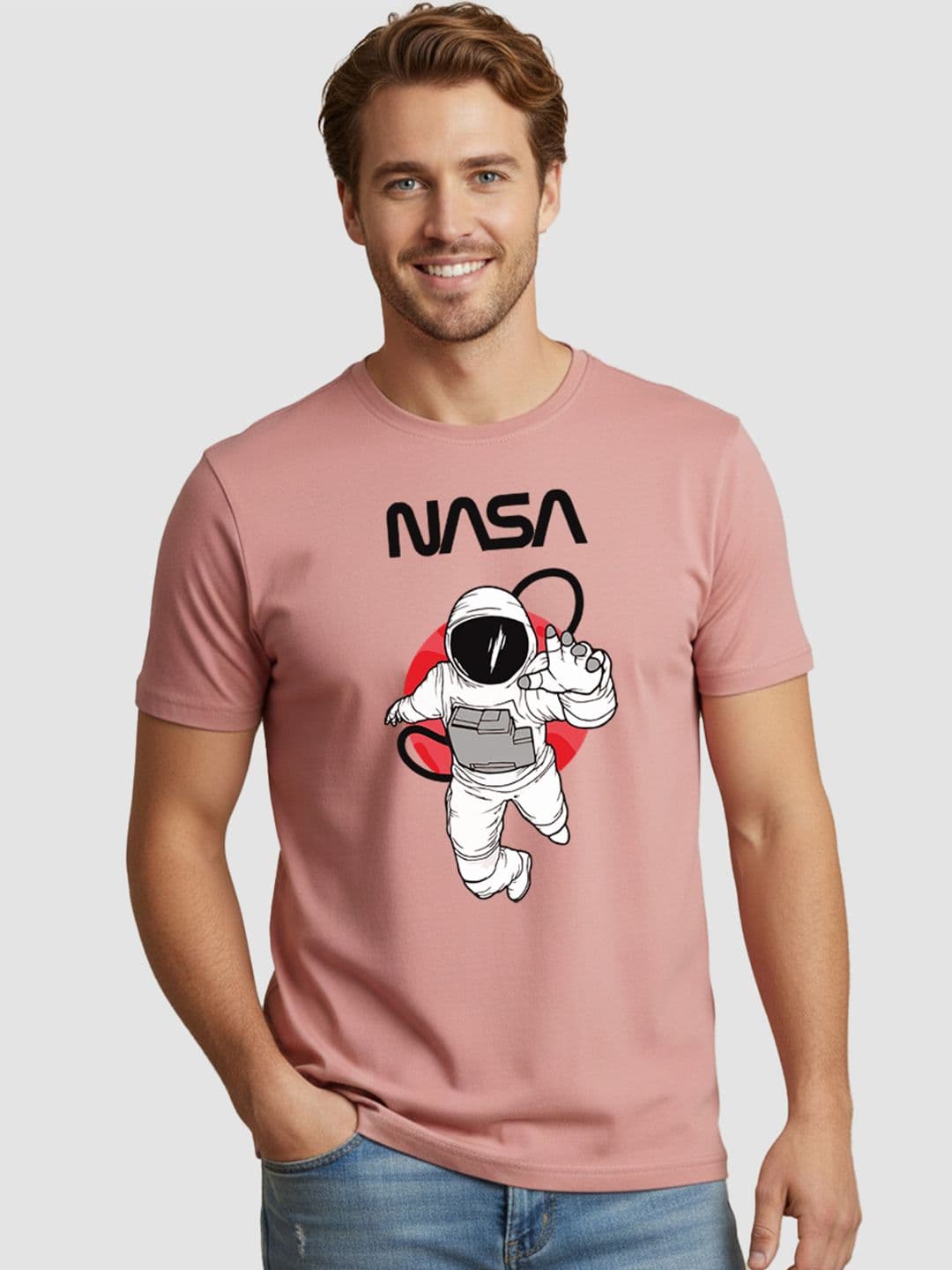 Greylongg Men Printed Pure Cotton T-shirt - view 1