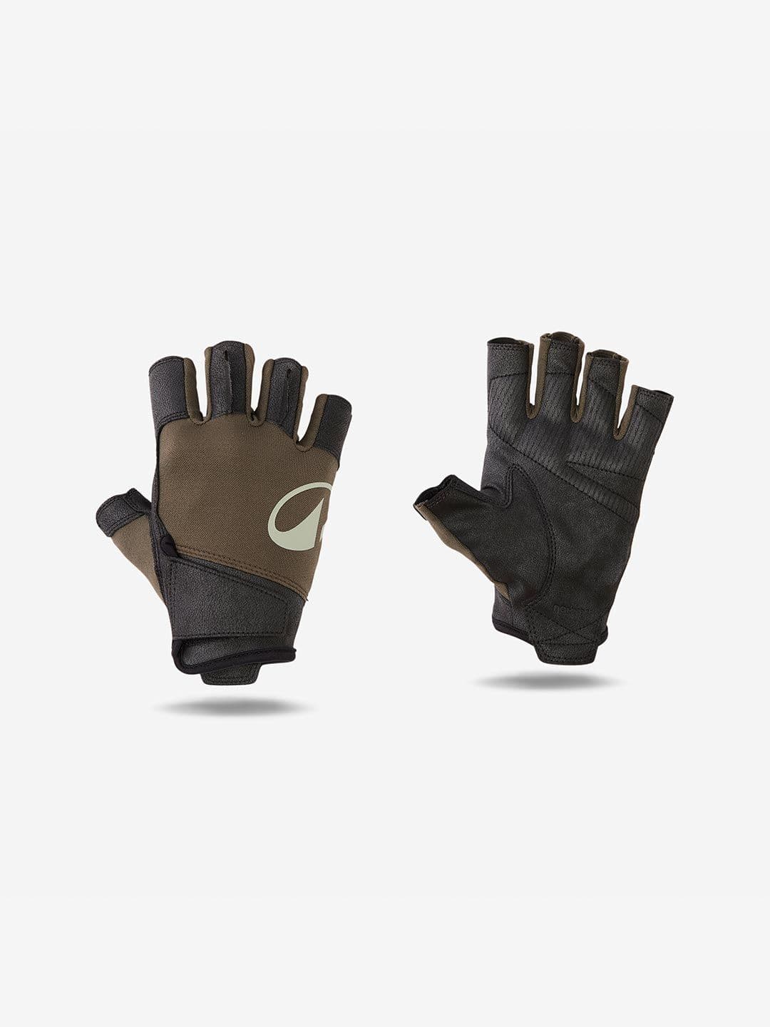 Decathlon Corength - Adults Olive Black Abrasion Resistance Weight Training Gloves - view 1