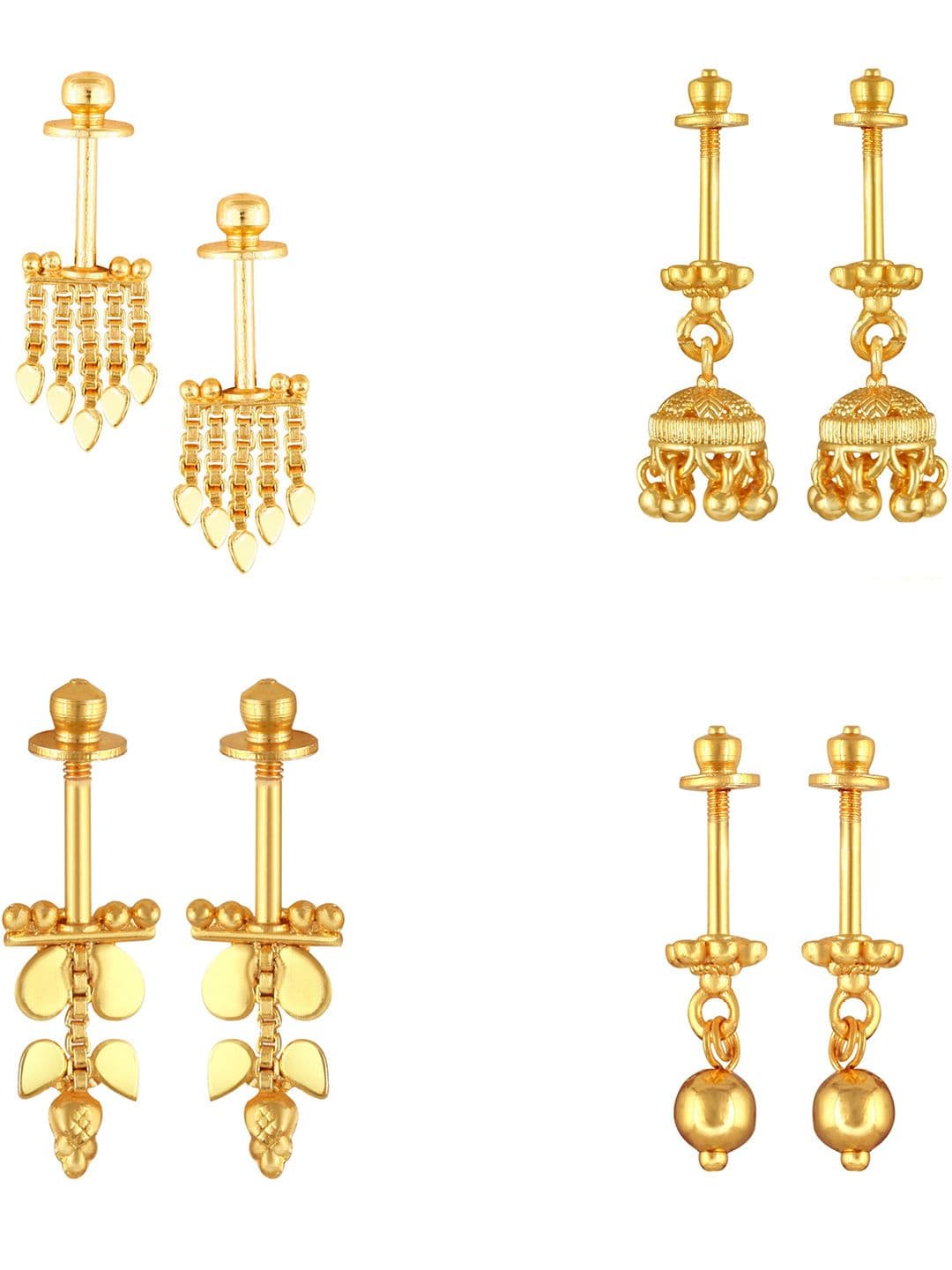 VIVASTRI Geometric Drop Earrings - view 1